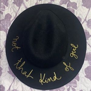 Zara black felt fedora